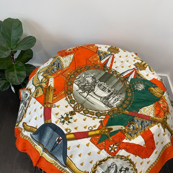 Hermès Silk Napoléon Square Scarf - Picture 3 of 5